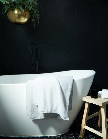 Linge de bain haut de gamme – serviettes, draps de douche, tapis de bain